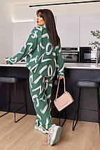 Прогулочный костюм зелений, фото 4