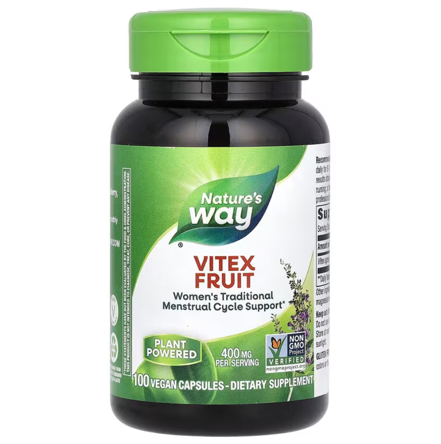 Vitex Fruit 400 мг Nature's Way 100 капсул