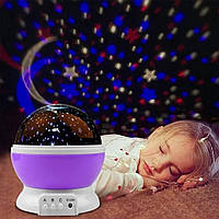 Ночник без провода, Ночник детский беспроводной, Светильник с проекцией звездное небо, ALX