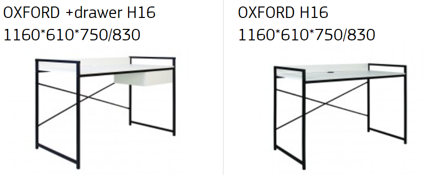 Комплект письменный стол Oxford плюс кресло Milana GTS SMP крестовина CHR61 (Новый Стиль ТМ) - фото 3 - id-p2131904709