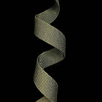 Стропа Лента ременная нейлон ромбовидное плетение 40 мм полиамид хаки прочная 3 мм