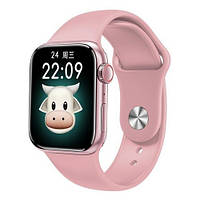 Smart Watch Series 6 M16 PLUS , Смарт годинник 44mm Aluminium, голосовой вызов Pink