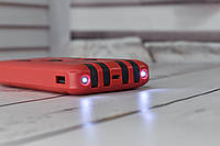Павербанк Smart Power Box з швидкою зарядкаю + Ліхтарик 10000 mAh Red