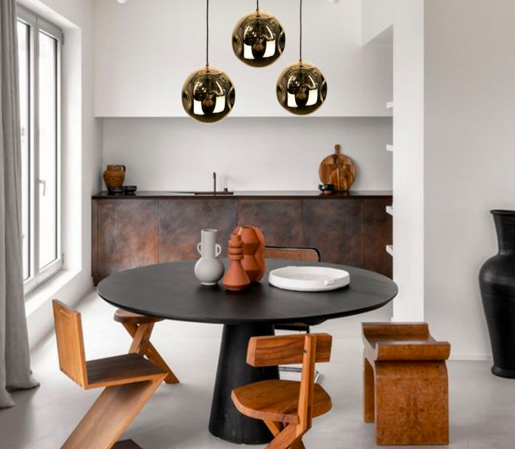 ПІДВІС ІЗ ЗОЛОТИСТИМ "МЯТИМ" ПЛАФОНОМ 0685 GD, фото 1