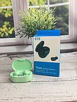 Навушники E7S TWS Вакуумні бездротові Airdots Green