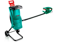 Измельчитель Bosch AXT Rapid 2000 с кусторезом EasyHedgeCut 45