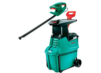 Измельчитель Bosch AXT 25 D с кусторезом EasyHedgeCut 45 (Садовые измельчители (шредеры))