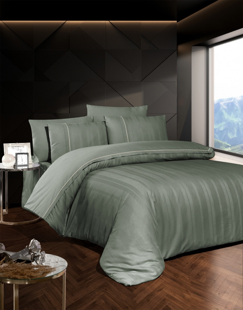 Постільна білизна First Choice Ranforce Deluxe 200 х 220 см Fredan Moonmist, фото 1