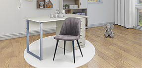Комплект письмовий стіл Twinks плюс стілець Milana HN прошивка чохла LN (Новий Стиль ТМ)