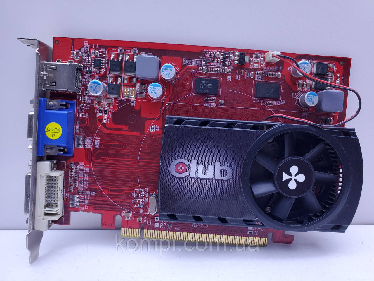 Відеокарта Club 3D Radeon HD 5570 1GB (1GB,GDDR3,128 Bit,HDMI,PCI-Ex,Б/у), фото 1