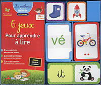 6 Jeux pour apprendre à lire - Patricia Roman - 9782012903753