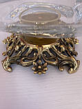 Фруктівниця Bohemia на бронзовій ніжці, фото 3