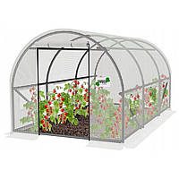 Парник теплица 10m2 4x2,5x2 м белая - Garden Line (армированная пленка)