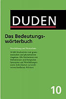 Duden, Band 10: Das Bedeutungsworterbuch - Dudenredaktion - 978-3-19-591735-3