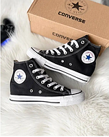 Кеди Converse конверси чоловічі унісекс високі кеди converse all star чорно білі 36р-44р