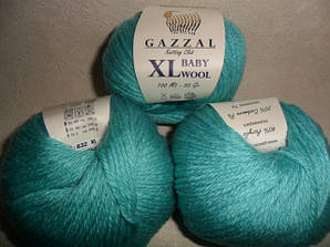 Gazzal Baby Wool XL (Газзал Бебі Вул XL) 40%мериносова шерсть, 20% кашемір 40% акрил