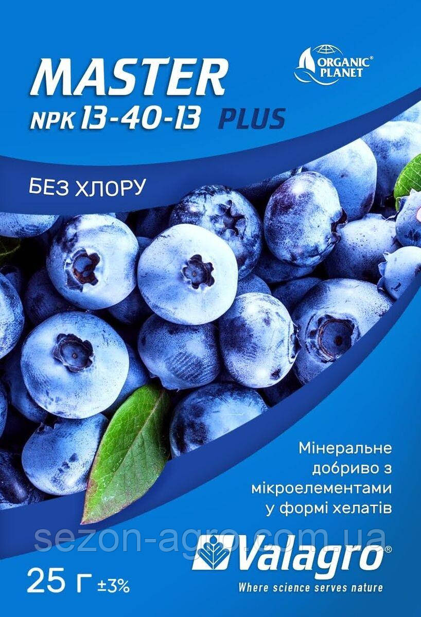 Добриво Мастер (Master) 13.40.13, Валагро (Valagro) Італія, 25 г