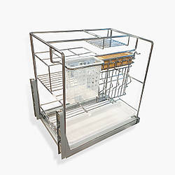 Карго Bravo Melody 300 мм нижнє кріплення з доводчиком хром