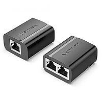 Сетевой сплиттер разветвитель RJ45 Vention 100 Мбит/с Black 2 шт (IPTB0)