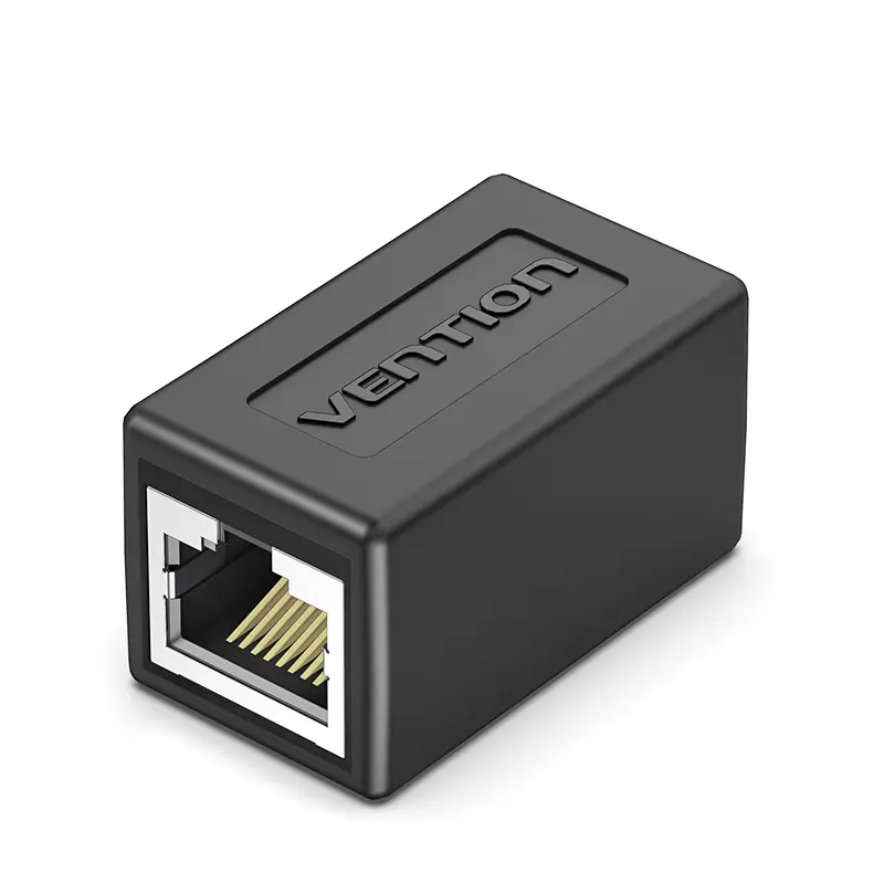 Подовжувач мережевого кабелю Vention Cat.6 FTP 1000 Мбіт/с 250 МГц перехідник RJ45 Ethernet Black (IPVB0), фото 1