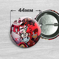 Значок по мультсеріалу Готель Хазбін / Hazbin Hotel. 44мм