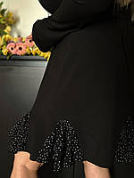 Женская весенняя юбка с клиньями из ткани шелк-софт размеры 42-64