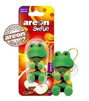 Ароматизатор Areon Smile Toys (подвеска) Чорний Яблуко