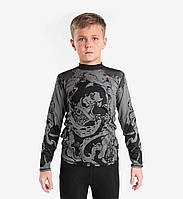 Рашгард Berserk Sport Samuray kids Сірий 2XS TR, код: 7468484