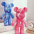 Набір розмальовка для творчості ведмежа DIY Creative Fluid Bear 23см, кольоровий, фото 2