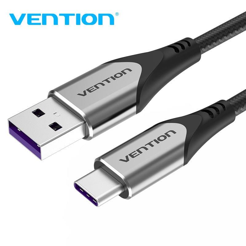 Кабель зарядний Vention USB-C to USB-A 2.0 Fast Charging Cable 2 м Gray (COFHH)