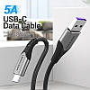 Кабель зарядний Vention USB-C to USB-A 2.0 Fast Charging Cable 2 м Gray (COFHH), фото 3