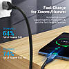 Кабель зарядний Vention USB-C to USB-A 2.0 Fast Charging Cable 2 м Gray (COFHH), фото 4