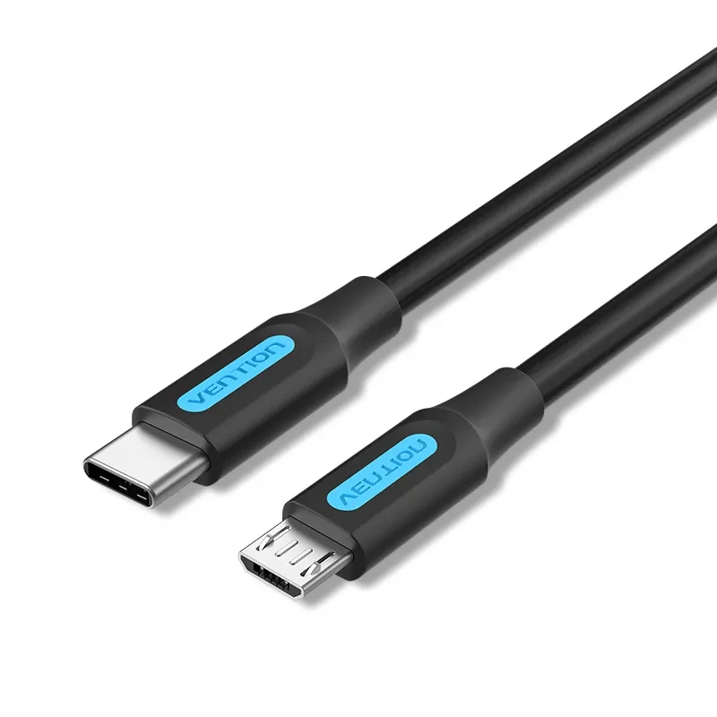 Кабель для синхронізації Vention USB Type C — Micro USB 1.5 м Black (COVBG)