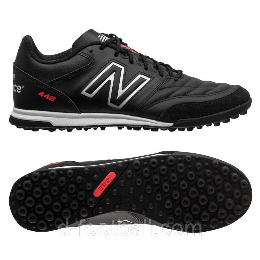 Футбольні сороконіжки New Balance Pro 442 MS42TBK2, Чорний, Розмір (EU) — 45, фото 1