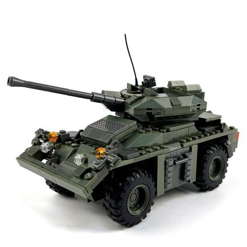 Дитячий конструктор Військова техніка XJ-929 Іграшковий військовий танк на 534 деталі