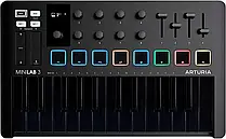 Midi контролер Arturia MiniLab 3 Deep Black + Arturia Analog Lab V