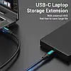 Кабель зарядний Vention Mini USB to Type-C 2 A 1.5 м Black (COWBG), фото 7