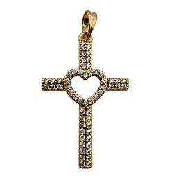 30x20 мм. Хрестик xuping. 18k