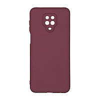 Чехол Silicone Cover Full Camera (A) для Xiaomi Redmi Note 9s / Note 9 Pro / Note 9 Pro Max Цвет 42.Maroon p