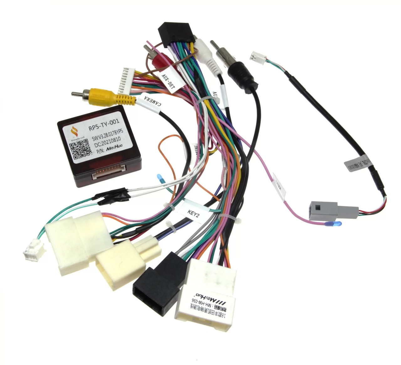 Комплект дротів для магнітол 9", 10.1" RP5-TY-001 Toyota Tundra, Camry, Corolla, Prado, RAV4, Yaris