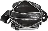 Сумка чоловіча шкіряна черная через плече Tiding Bag SK 718393, фото 9