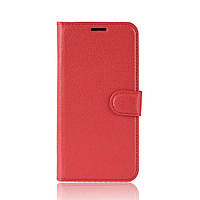 Чехол-книжка Litchie Wallet для Alcatel 1 (5033D) Red KB, код: 6670421