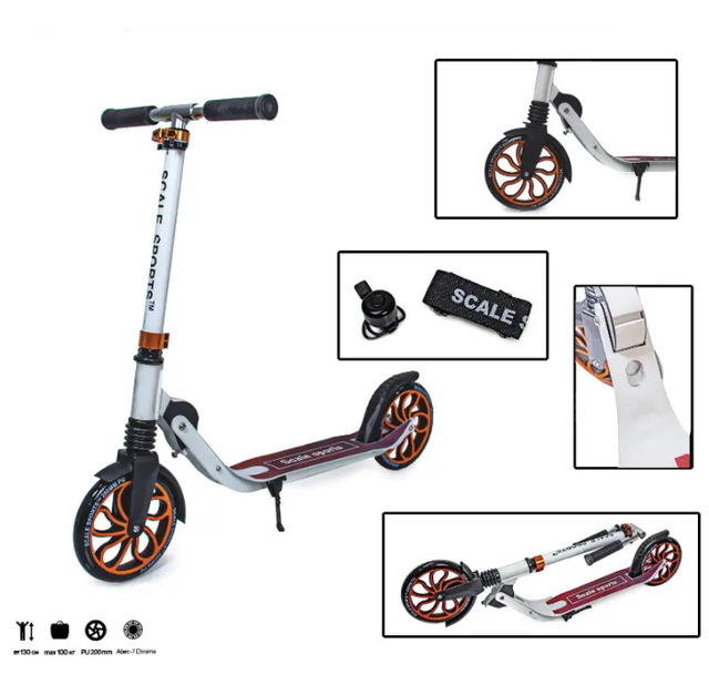 Самокат "Scale Sports SS-17 2092784442" (білий)