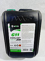 Антифриз зеленый готовый GREEN G11 Сoolant Ready-Mix -36 °C 5кг AXXIS