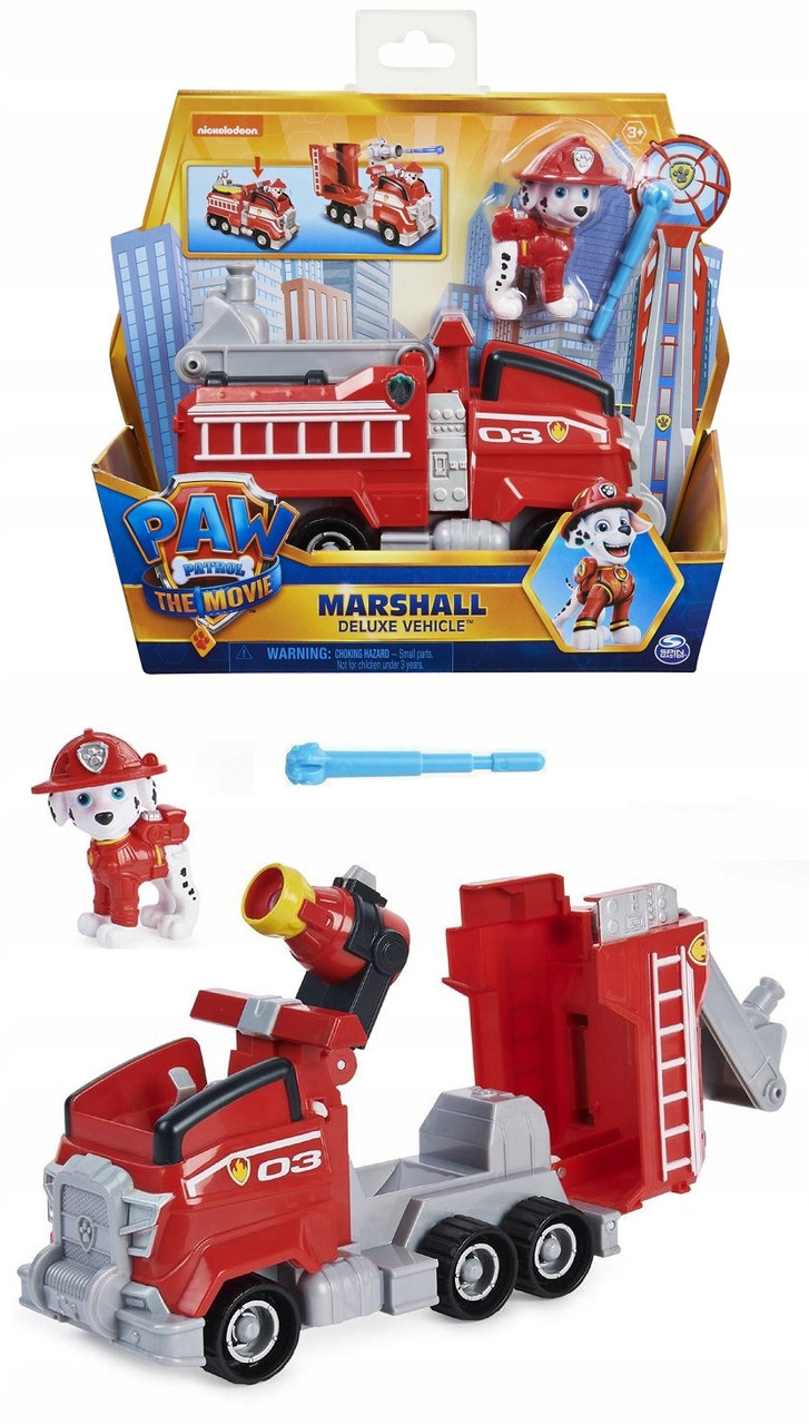 Ігровий набір Paw Patrol Deluxe Spin Master Щенячий патруль пожежна машина Маршалла  6060298 20130064