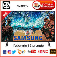 Телевизор Samsung Smart TV 56 дюймов UHD 4K/Smart TV/HDR/USB/HDMI Wi-FI Android 13.0 Андроид