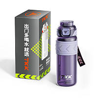 Бутылка для води TKK 1020 Purple 850мл Tritan