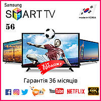 Смарт телевізор Samsung 56 UHD WIFI Телевізор 56 дюймів Самсунг 4к Smart TV Full HD LED Плазма 56 дюймів Т2