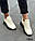 Кросівки жіночі з натуральної шкіри/замші, кросівки жіночі зручні, модні жіночі кросівки, фото 2