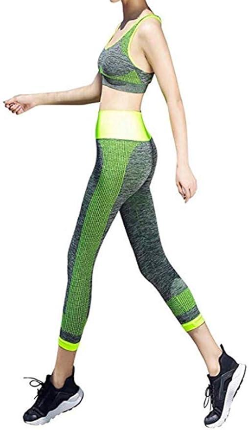 Костюм для фітнесу Cooper Fit Yoga, Зелений/Спортивний костюм для йоги Майка та лосини для тренувань зелений